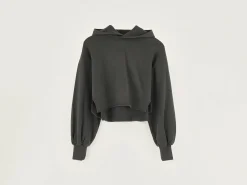 Bellerose Felico Cropped Hoodie Black sand New