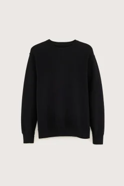 Bellerose Flake Ronde Hals Sweatshirt Black Clearance