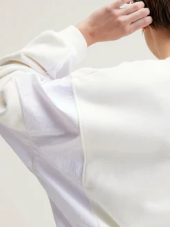 Bellerose Flips Ronde Hals Sweatshirt Vintage white Discount