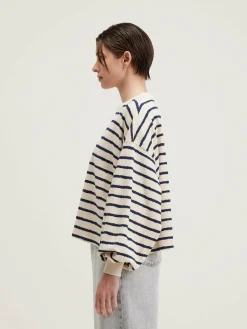 Bellerose Franco Pofmouwen T-shirt Antique white Online