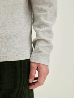 Bellerose Fresh Lange Mouwen T-shirt Heather grey