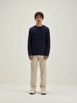 Bellerose Fresh Lange Mouwen T-shirt Navy Best