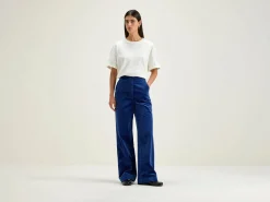 Bellerose Gabor Rechte Wijde Broek Blue Sale