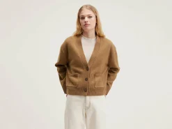 Bellerose Gaddin Boxy Cardigan Tan