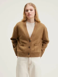 Bellerose Gaddin Boxy Cardigan Tan