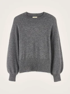 Bellerose Ganto Ronde Hals Trui Mid grey Hot