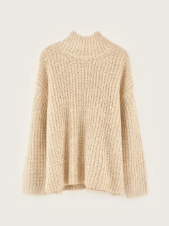 Bellerose Gap Trechterhals Trui Oatmeal Outlet