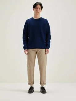 Bellerose Geich Ronde Hals Trui Naval
