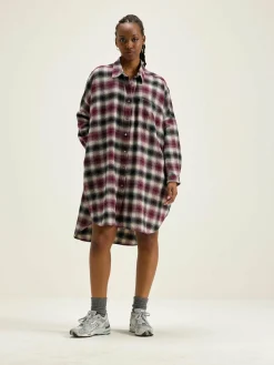 Bellerose Genk Hemdjurk Antique white / Ebene / Wine Hot