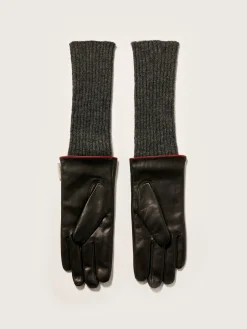 Bellerose Gia Leren Handschoenen Black New