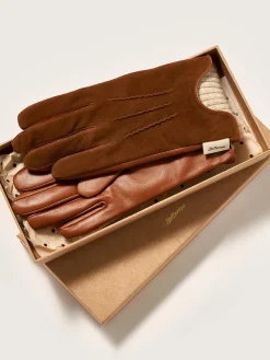 Bellerose Gia Leren Handschoenen Mahogany New