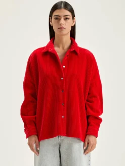 Bellerose Ginna Corduroy Hemd Sanguine Outlet