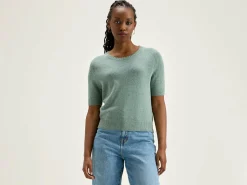 Bellerose Giwco Korte Mouwen Trui Rain blue Outlet