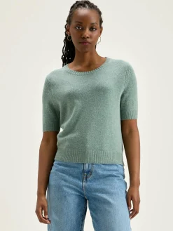 Bellerose Giwco Korte Mouwen Trui Rain blue Outlet