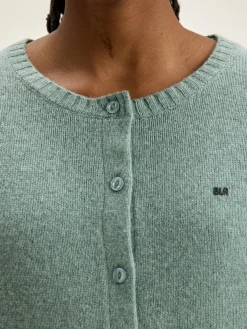 Bellerose Giwes Ronde Hals Cardigan Rain blue