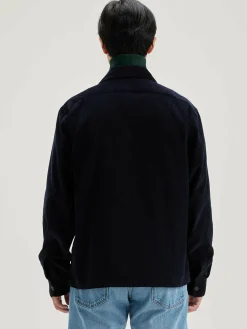 Bellerose Goney Corduroy Overhemd Navy Sale