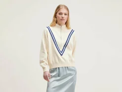 Bellerose Goppo Trui Met Ritssluiting Outlet