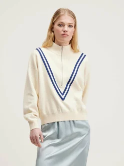 Bellerose Goppo Trui Met Ritssluiting Outlet