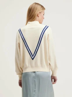 Bellerose Goppo Trui Met Ritssluiting Outlet