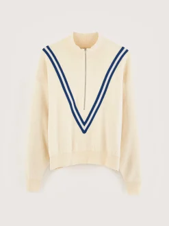 Bellerose Goppo Trui Met Ritssluiting Outlet