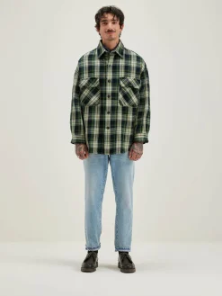 Bellerose Grown Geruit Overhemd Deep well / Sea pine