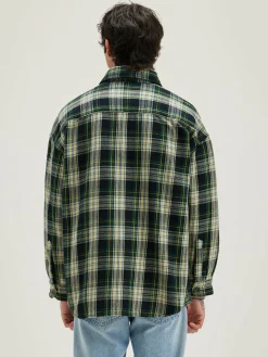 Bellerose Grown Geruit Overhemd Deep well / Sea pine