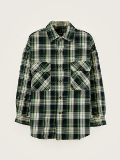 Bellerose Grown Geruit Overhemd Deep well / Sea pine