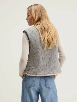 Bellerose Hess Mouwloze Jas Heather grey Best