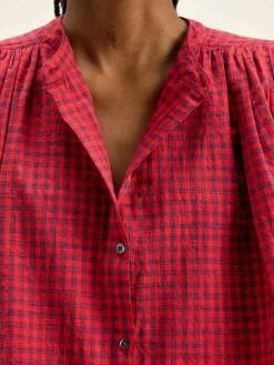 Bellerose Ink Cropped Blouse Amore Outlet