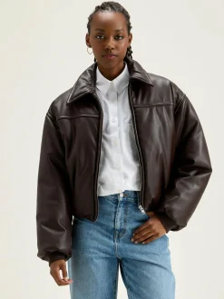 Bellerose Jacky Bomber In Imitatieleer Discount