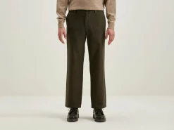 Bellerose Jaggot Rechte Broek Dark olive New