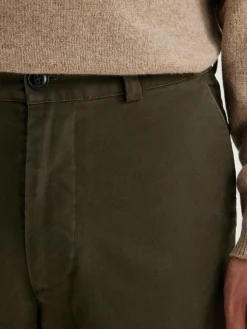 Bellerose Jaggot Rechte Broek Dark olive New