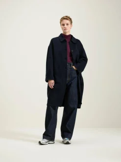 Bellerose Joanne Klassieke Jas Navy Hot