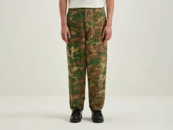 Bellerose Kargo Relaxed Cropped Broek Amber / Army Discount