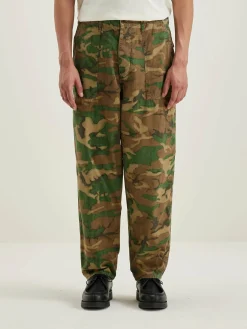 Bellerose Kargo Relaxed Cropped Broek Amber / Army Discount