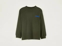 Bellerose Kellos Lange Mouwen T-shirt Moss