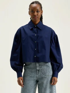 Bellerose Kinga Popeline Hemd Naval