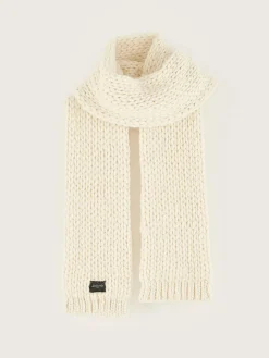 Bellerose Kou Gebreide Sjaal Ivory New