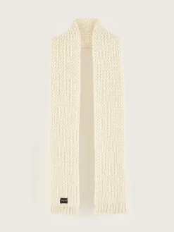 Bellerose Kou Gebreide Sjaal Ivory New