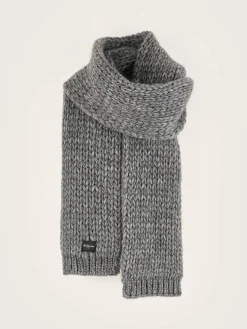 Bellerose Kou Gebreide Sjaal Mid grey