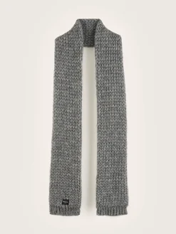 Bellerose Kou Gebreide Sjaal Mid grey