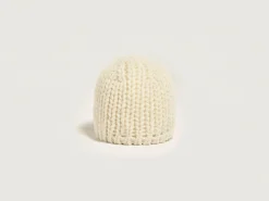Bellerose Kouha Gebreide Muts Ivory Outlet