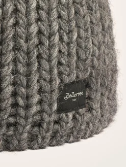 Bellerose Kouha Gebreide Muts Mid grey Clearance