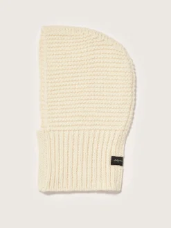 Bellerose Koukou Gebreide Balaclava Ivory Discount
