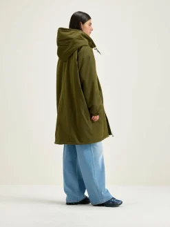 Bellerose Laos Parka Met Capuchon Olive Outlet