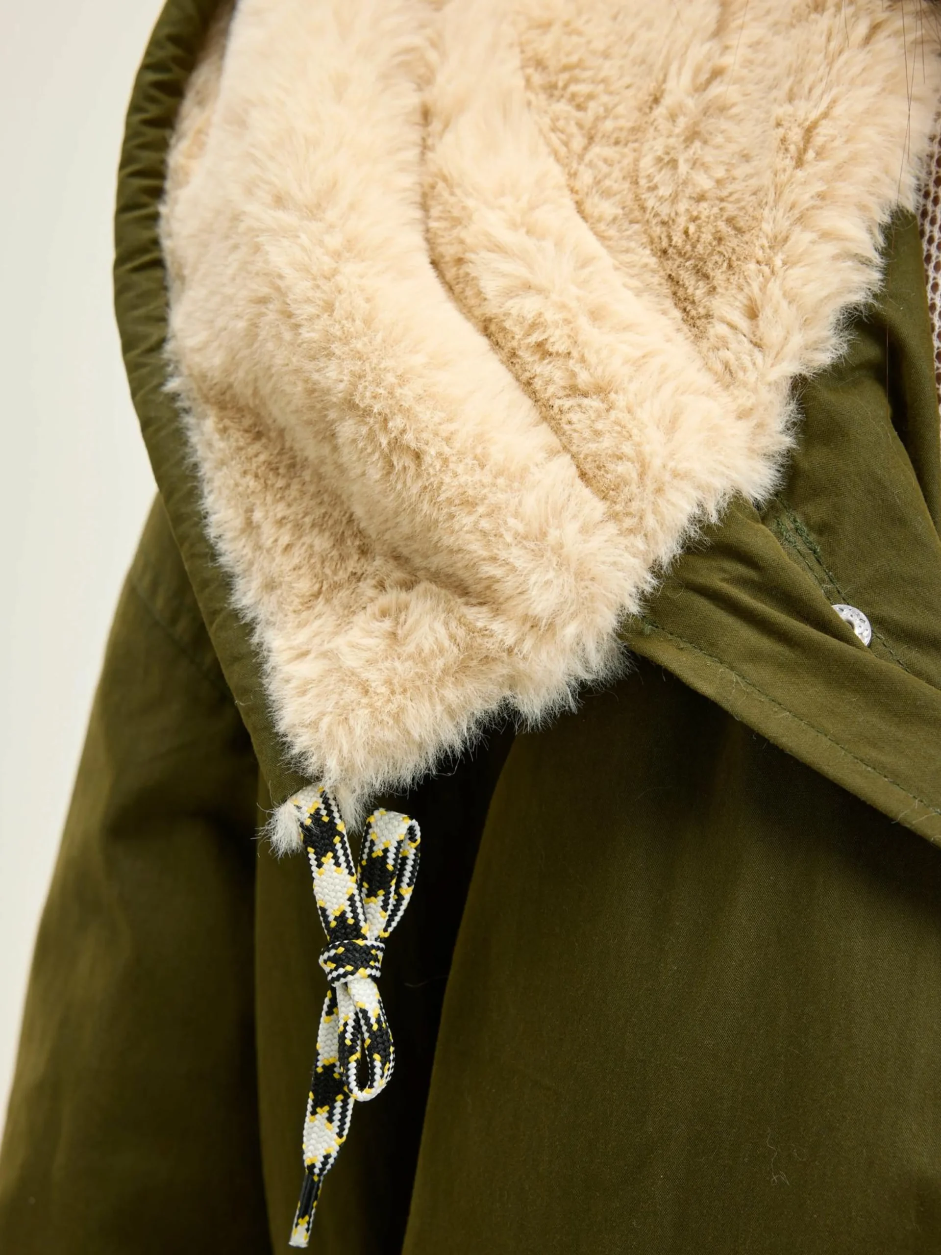 Bellerose Laos Parka Met Capuchon Olive Outlet