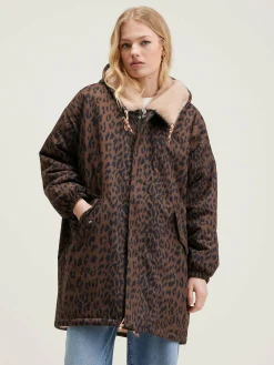 Bellerose Laos Parka Met Capuchon Coffee Clearance