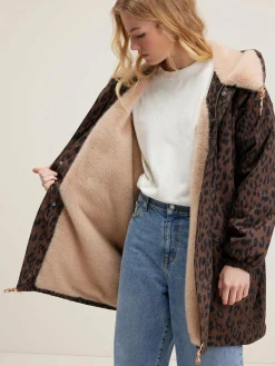 Bellerose Laos Parka Met Capuchon Coffee Clearance