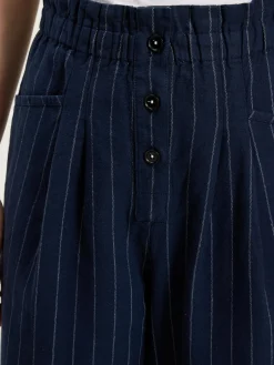 Bellerose Lilo Paperbag Broek Navy Clearance