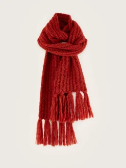 Bellerose Lioko Geribbelde Sjaal Mahogany Clearance